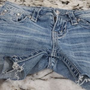 Blue miss me shorts